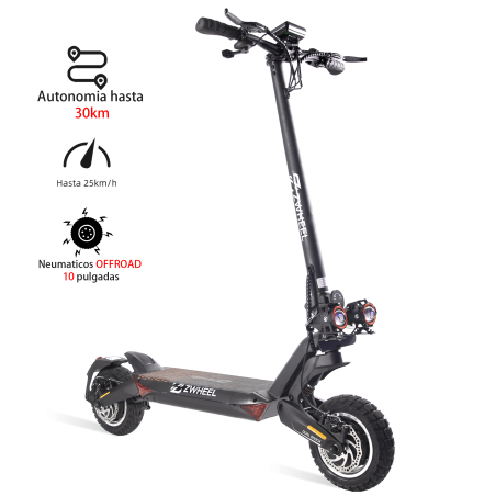 PATINETE ELECTRICO  600W Zwheel ZCougar T8 HOMOLOGADO DGT