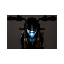 Aprilia - Dorsoduro Moto Eléctrica Infantil, 12 Voltios,batería: 12v4,5ah, 1 Plaza/s