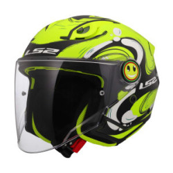 Casco LS2 Junior OF622 Funny II Glup H-V Yellow - Intermotor 2010