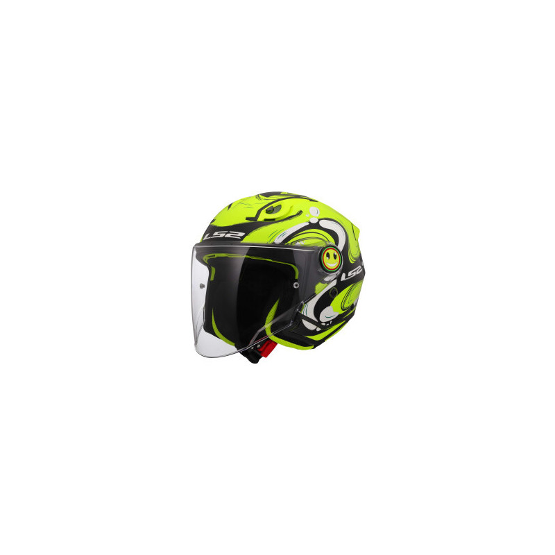 Casco LS2 Junior OF622 Funny II Glup H-V Yellow - Intermotor 2010