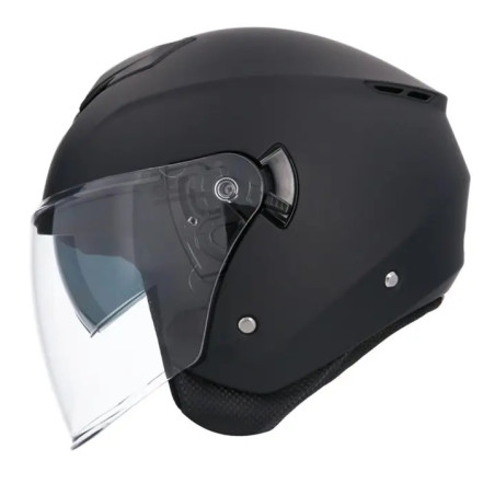 Casco Jet Shiro OF852 Negro Mate - Intermotor 2010