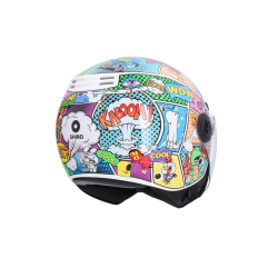 Casco de moto jet Shiro Kyoto Comic - Intermotor 2010