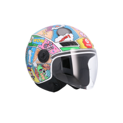 Casco de moto jet Shiro Kyoto Comic - Intermotor 2010
