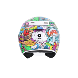 Casco de moto jet Shiro Kyoto Comic - Intermotor 2010