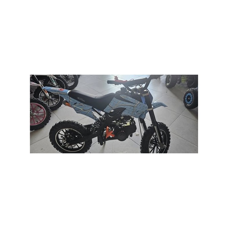 MINIMOTO 49CC CROS  IM30 SPIDERMAN COLOR AZUL