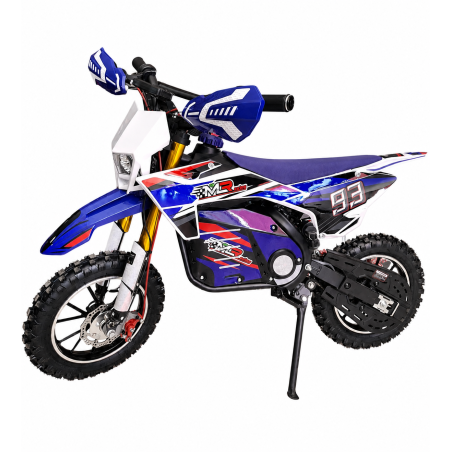 Mini Moto Cross Eléctrica MR Racing 1000W con luz y pantalla: