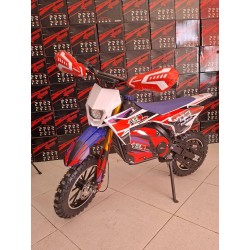 Mini Moto Cross Eléctrica MR Racing 1000W con luz y pantalla: