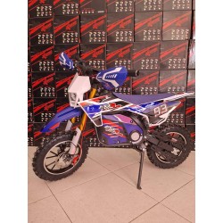 Mini Moto Cross Eléctrica MR Racing 1000W con luz y pantalla: