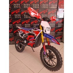 Mini Moto Cross Eléctrica MR Racing 1000W con luz y pantalla: