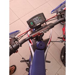 Mini Moto Cross Eléctrica MR Racing 1000W con luz y pantalla: