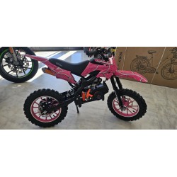 Minimoto Cros ROSA Spiderman 50cc