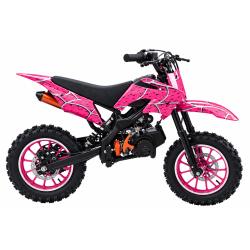 Minimoto Cros ROSA Spiderman 50cc